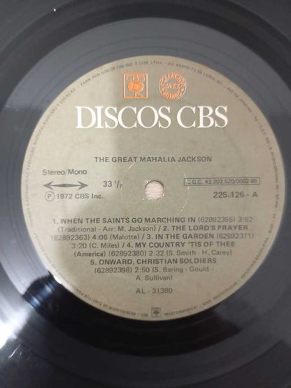 Lp Vinil Mahalia Jackson The Great Mahalia Jackson Duplo
