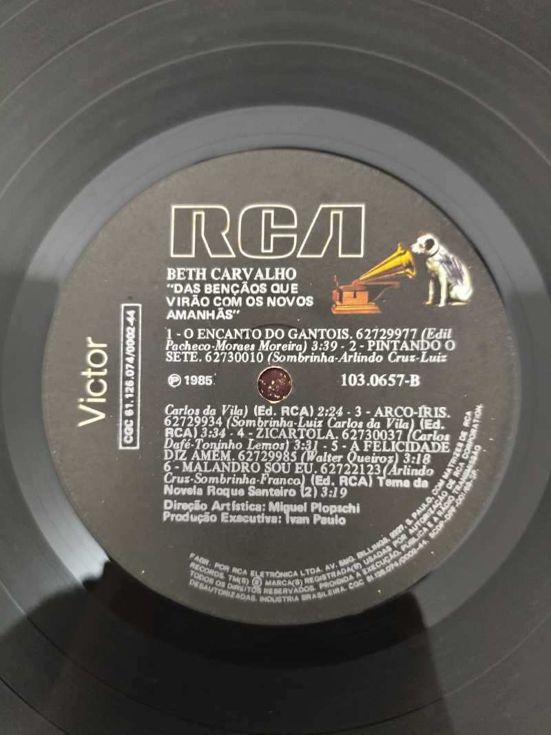 Lp Vinil Beth Carvalho Bênçãos Virão Amanhãs C/ Encarte