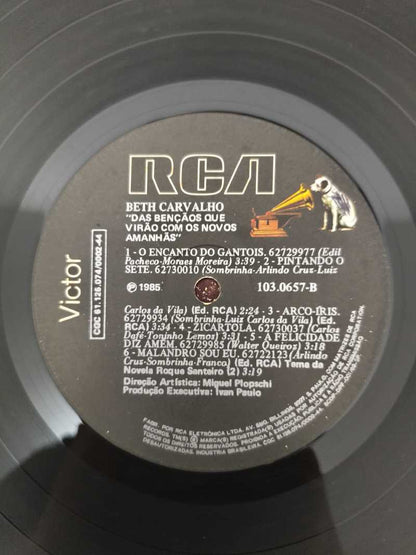 Lp Vinil Beth Carvalho Bênçãos Virão Amanhãs C/ Encarte