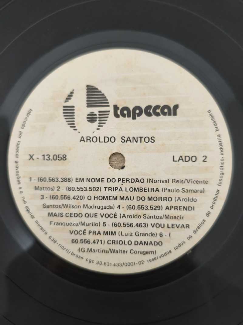 Lp Vinil Aroldo Santos 1978