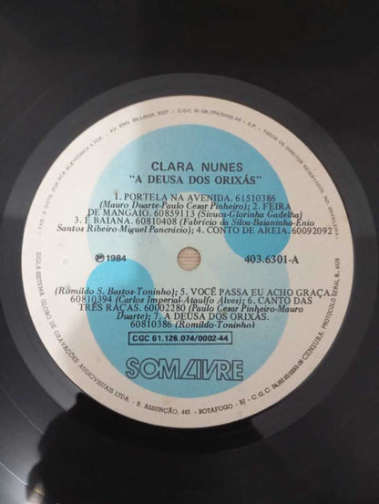 Lp Vinil Clara Nunes A Deusa Dos Orixás