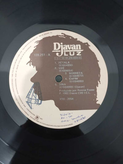 Disco Vinil Luz Djavan Com Encarte