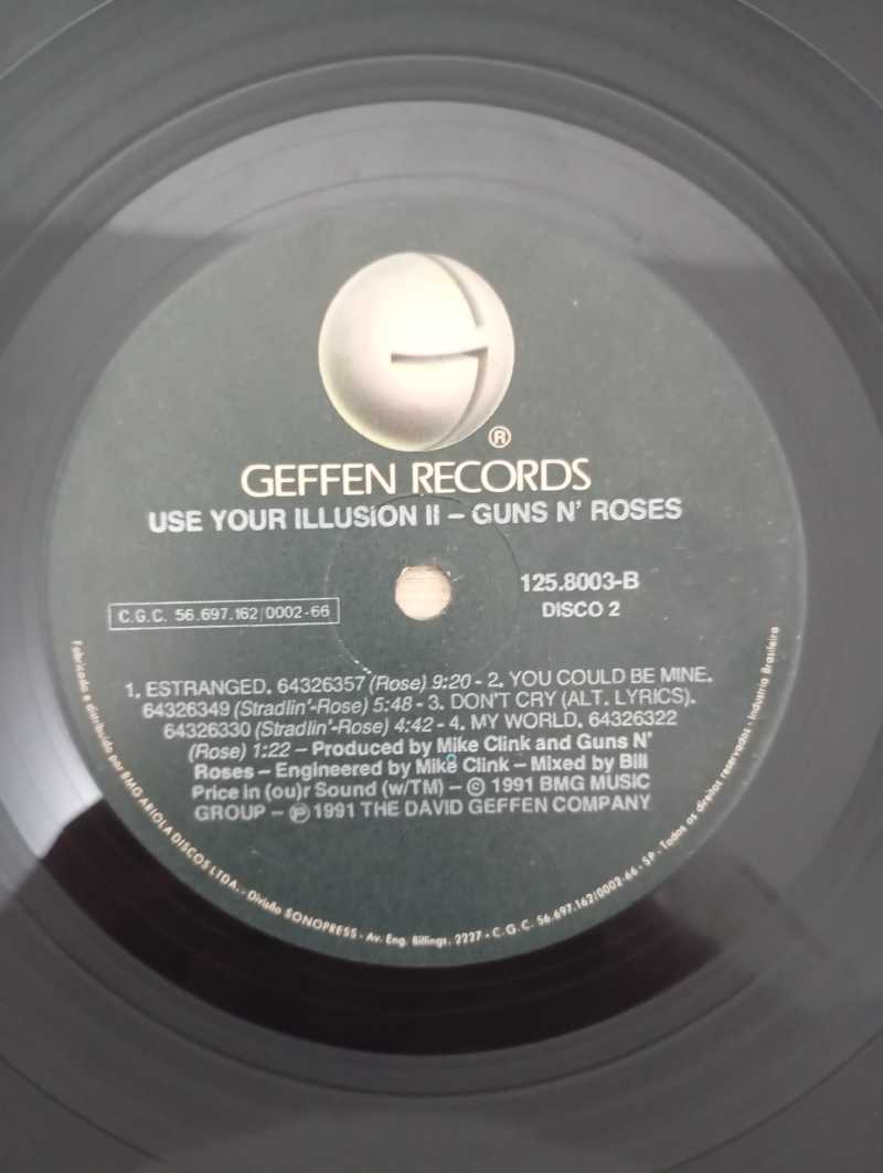 Lp Vinil Guns N Roses Use Your Illusion II Duplo C Encarte