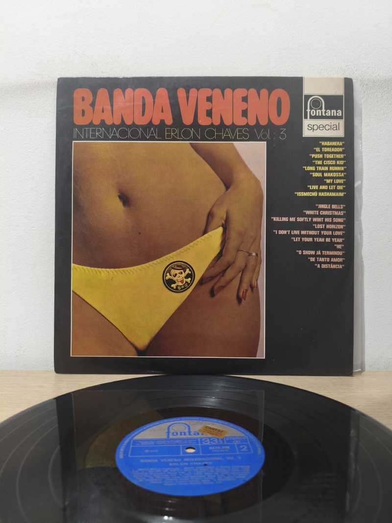 Lp Vinil Banda Veneno Internacional Erlon Chaves Vol. 3
