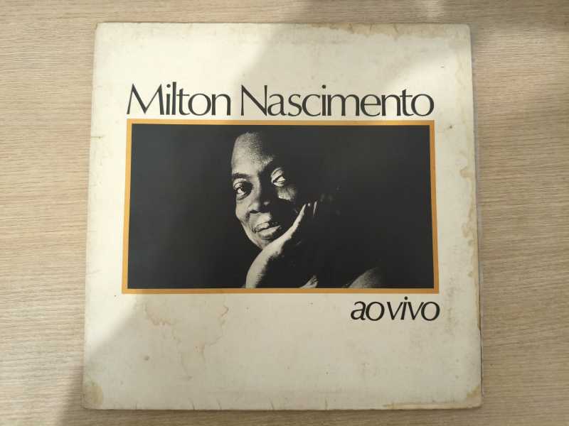 Lp Vinil Milton Nascimento Ao Vivo Capa Dupla Com Encarte