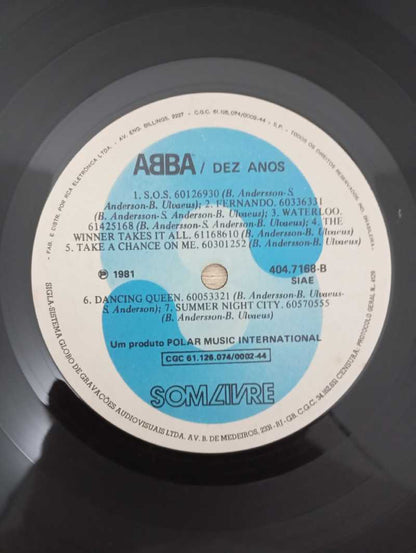 Lp Vinil ABBA Dez Anos
