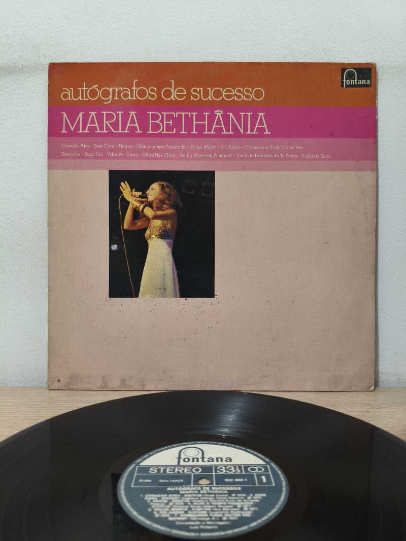 Lp Vinil Maria Bethânia Autógrafos de Sucesso