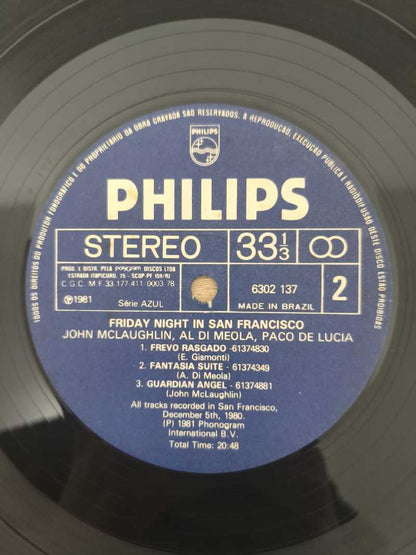 Lp Vinil Al Di Meola Friday Night In San Francisco