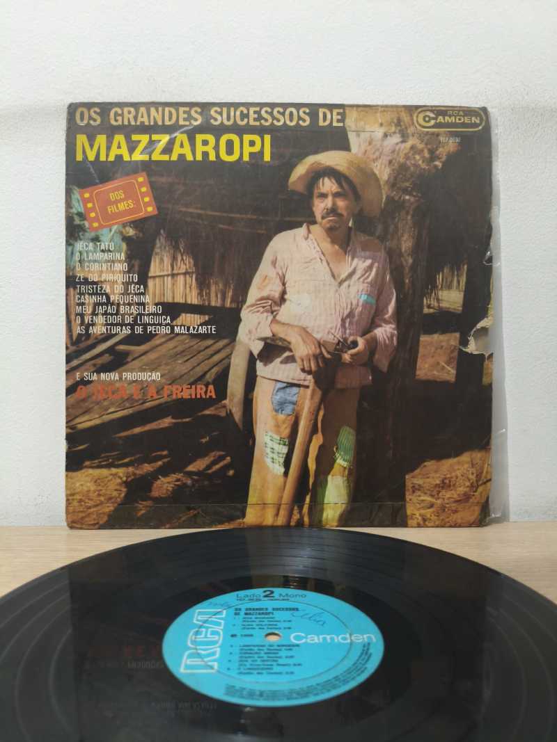 Lp Vinil Mazzaropi Os Grandes Sucessos de