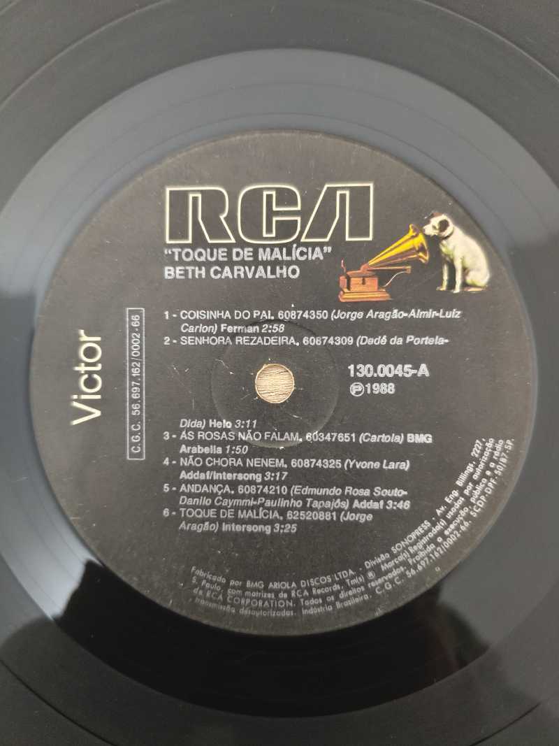 Lp Vinil Beth Carvalho Toque De Malícia