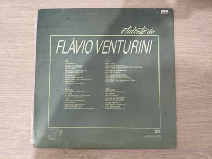 Lp Vinil Flávio Venturini O Talento de Duplo Com Encarte