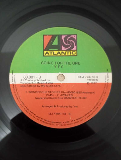 Lp Vinil Yes Going For The One Capa Dupla