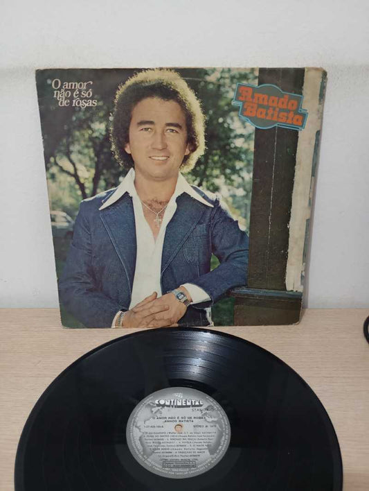 Lp Vinil Amado Batista O Amor Não É Só De Rosas