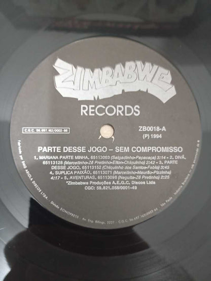 Lp Vinil Grupo Sem Compromisso Parte Desse Jogo