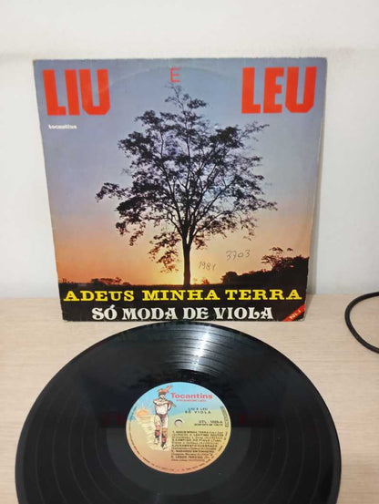 Lp Vinil Liu e Léu Adeus Minha Terra Só Moda de Viola