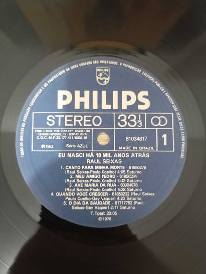 Lp Vinil Raul Seixas Há 10 Mil Anos Atrás