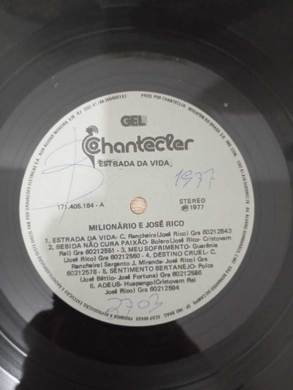 Lp Vinil Milionário & José Rico Estrada da Vida (Volume 5)