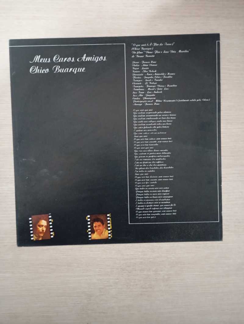 Lp Vinil Chico Buarque Meus Caros Amigos Com Encarte