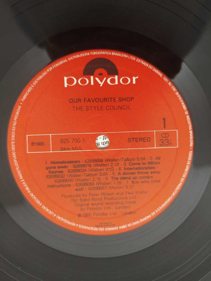 Lp Vinil The Style Council Our Favourite Shop