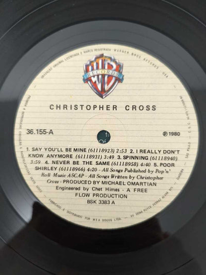 Lp Vinil Christopher Cross 1980 Com Encarte