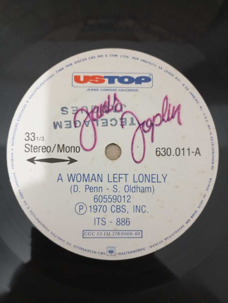 Compacto Vinil Janis Joplin Woman Left Me And Bobby McGee
