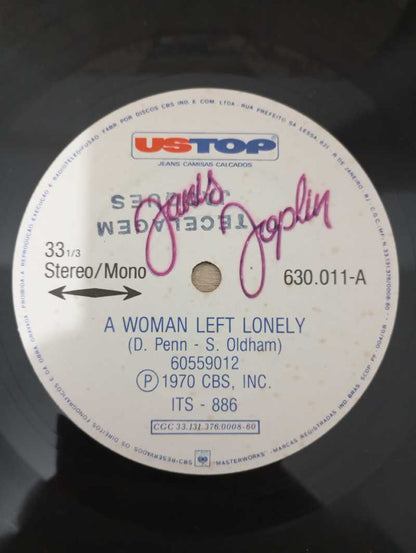 Compacto Vinil Janis Joplin Woman Left Me And Bobby McGee