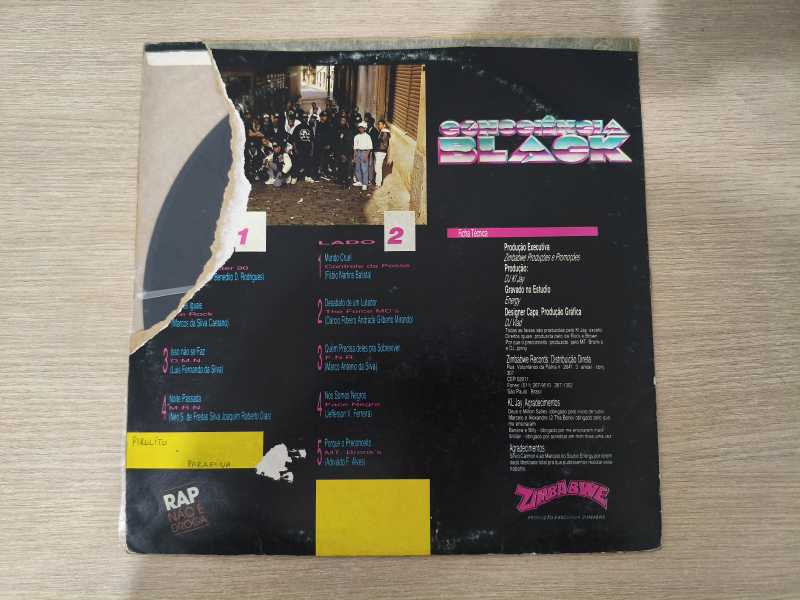 Lp Vinil Consciência Black