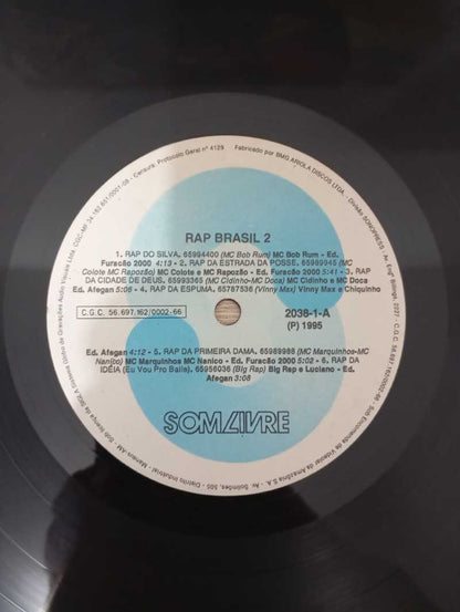 Lp Vinil Rap Brasil 2