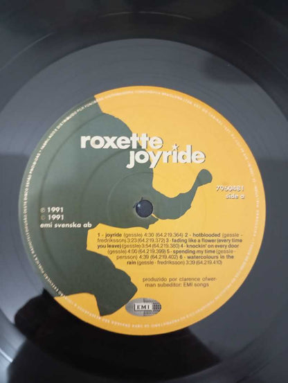 Lp Vinil Roxette Joyride Com Encarte