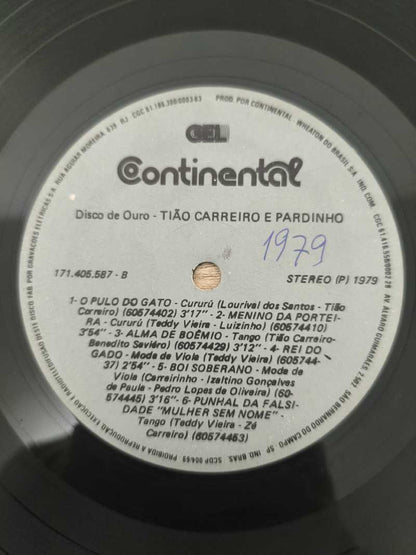 Lp Vinil Tião Carreiro E Pardinho Disco De Ouro