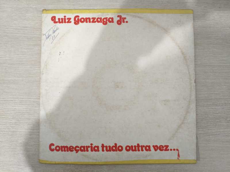Lp Vinil Gonzaguinha Começaria Tudo Outra Vez...