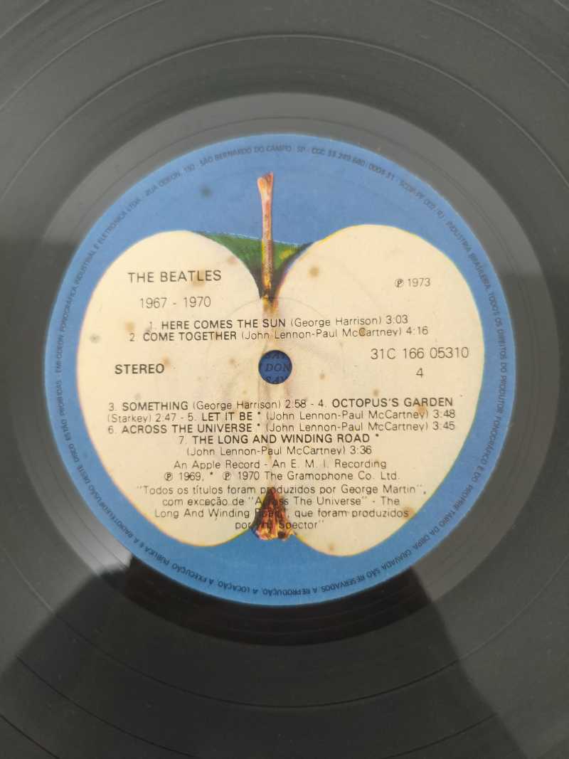Lp Vinil The Beatles 1967-1970 Duplo Com Encartes