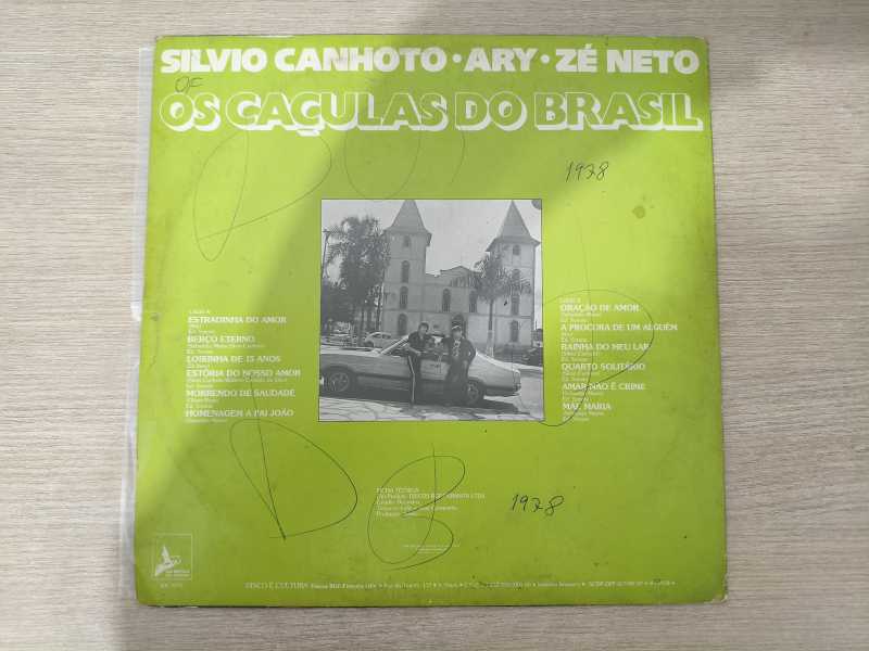 Lp Vinil Silvio Canhoto, Ary �& Zé Neto Os Caçulas Do Br