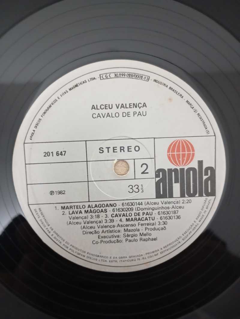 Lp Vinil Alceu Valença Cavalo De Pau