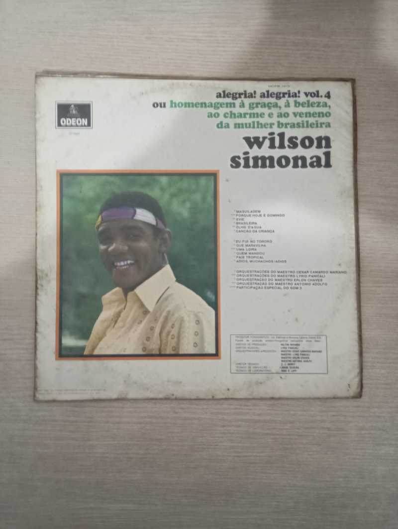 Lp Vinil Wilson Simonal Alegria! Alegria! Vol.4