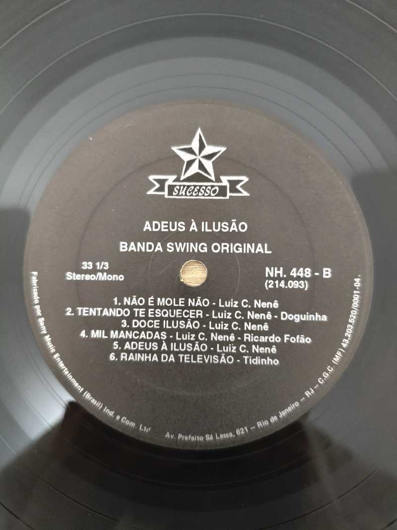 Lp Vinil Banda Swing Original Adeus à Ilusão