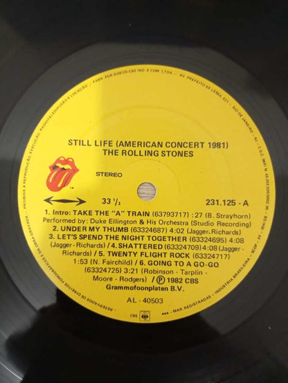 Lp Vinil The Rolling Stones Still Life Concert 1981