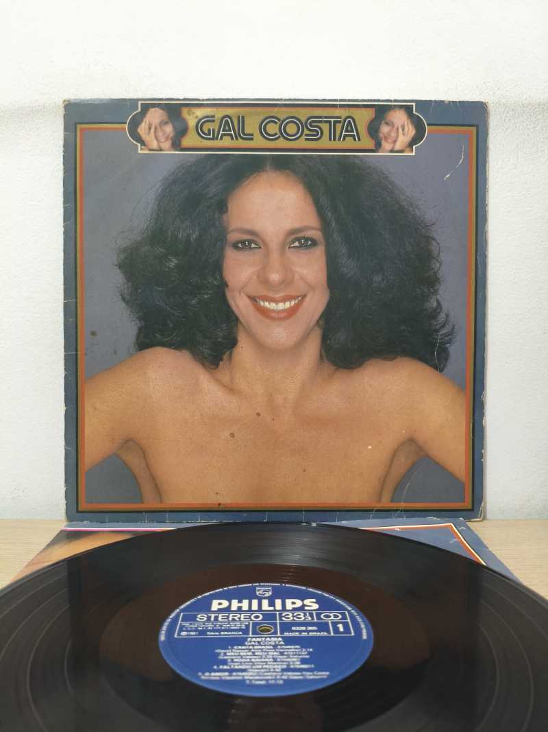 Lp Vinil Gal Costa Fantasia Com Encarte