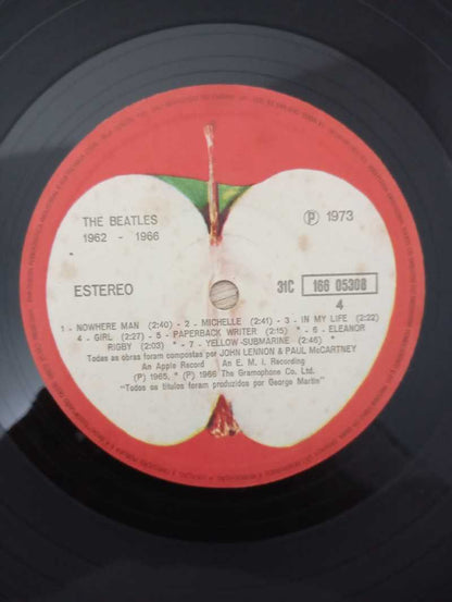 Lp Vinil The Beatles 1962-1966 Duplo Com Encartes