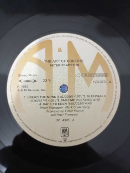 Lp Vinil Peter Frampton The Art Of Control Com Encarte