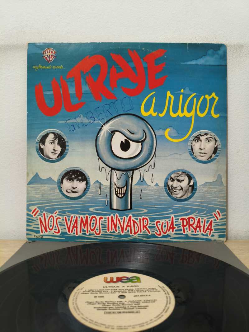 Lp Vinil Ultraje A Rigor Nós Vamos Invadir Praia C/ Encarte