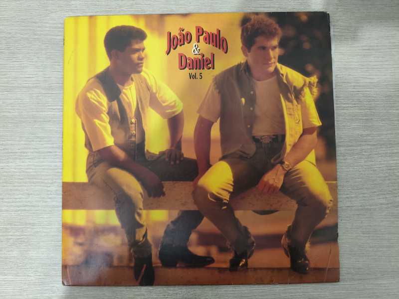 Lp Vinil João Paulo & Daniel Vol. 5 Com Encarte