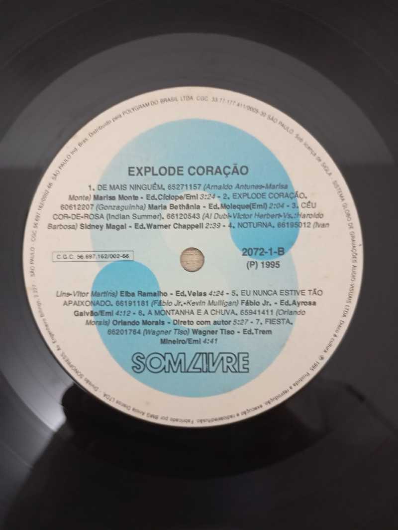 Lp Vinil Trilha Sonora Explode Coração Nacional
