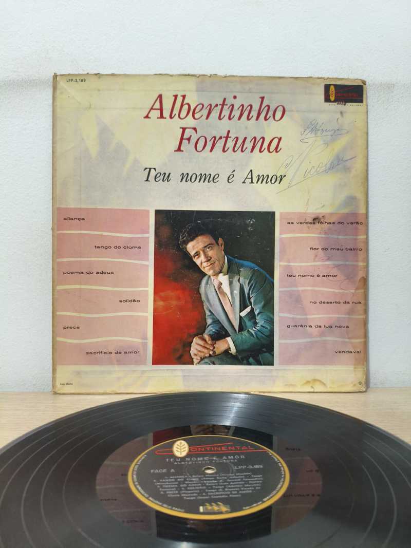 Lp Vinil Albertinho Fortuna Teu nome é amor