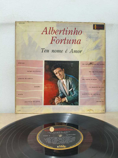 Lp Vinil Albertinho Fortuna Teu nome é amor
