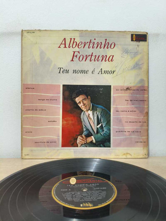 Lp Vinil Albertinho Fortuna Teu nome é amor