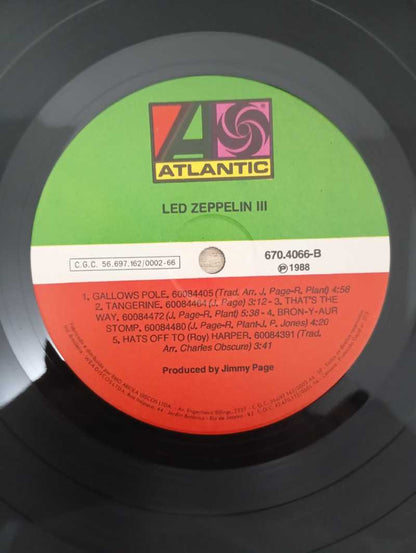 Lp Vinil Led Zeppelin 3 III Capa Dupla