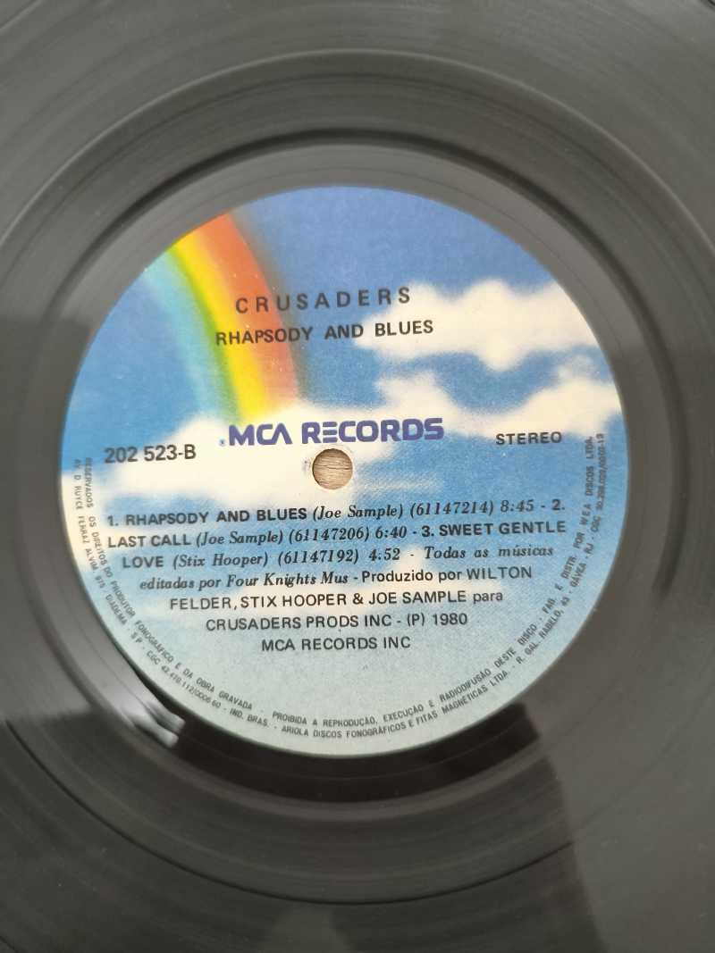 Lp Vinil The Crusaders Rhapsody And Blues