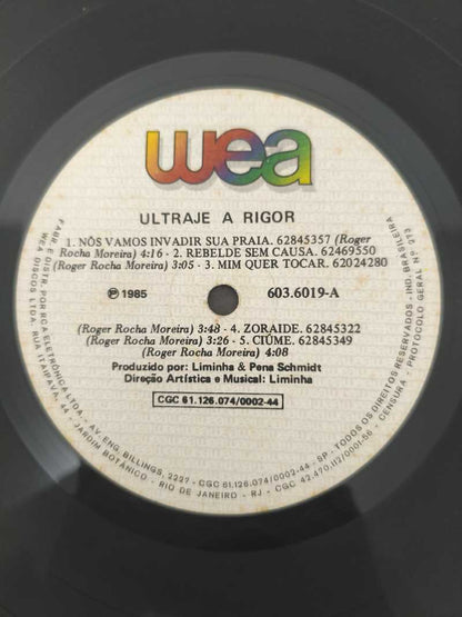 Lp Vinil Ultraje A Rigor Vamos Invadir Sua Praia C/ Encarte