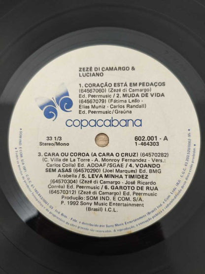 Lp Vinil Zezé Di Camargo & Luciano 1992